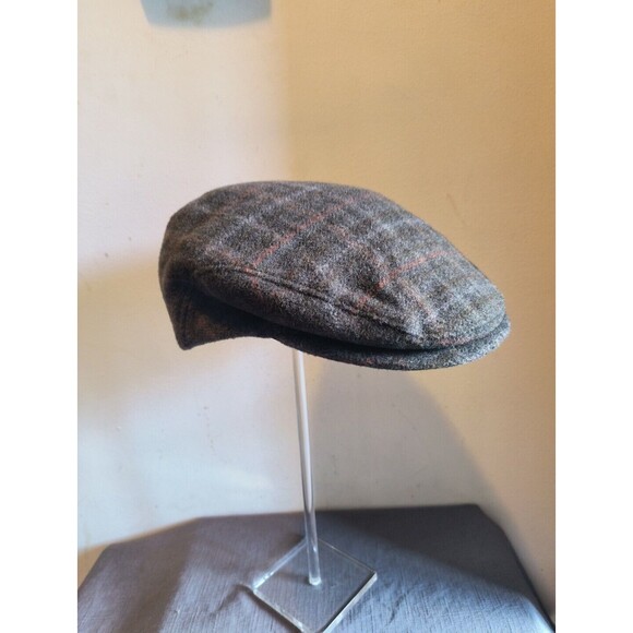 Mucros Weavers Killarney Ireland Wool Quilted Cap One Size Men's Plaid Hat - Picture 3 of 9
